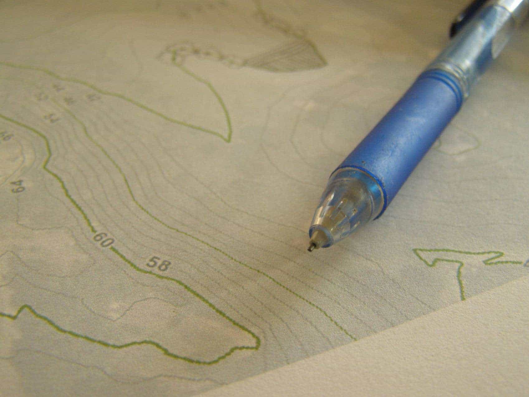 We use contour maps to understand your farm's micro-watershed.