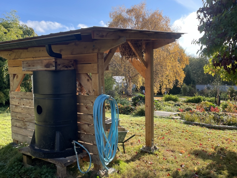 outdoor kitchen, shed, landscape carpentry